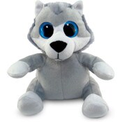 Wholesale - 6" WOLF BIG EYE PLUSH C/P 60, UPC: 184499052112